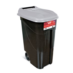 Affaldsbeholder 80 Liter i sort m, Grt Lg