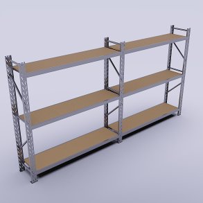 Lagerregal 2 Felder mit 3 B�den