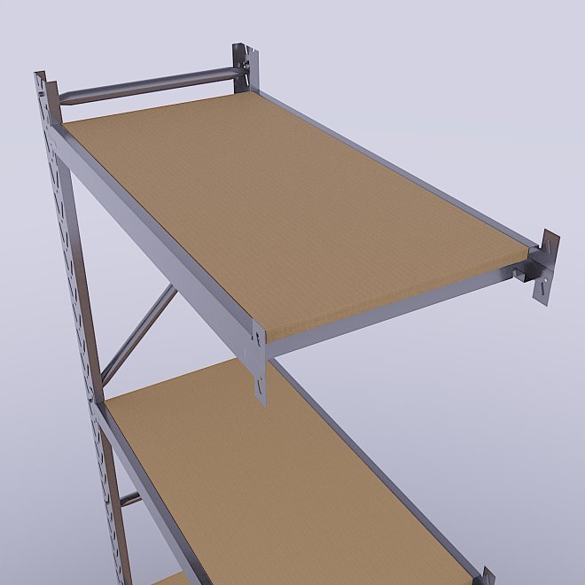 Lagerregal Anbaufeld mit 4 B�den