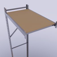 Lagerregal Anbaufeld mit 2 B�den