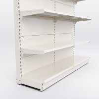 Einzelseitig Ladenregal mit Metallb�den