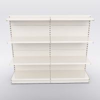 Einzelseitig Ladenregal mit Metallb�den