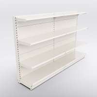 Einzelseitig Ladenregal mit Metallb�den