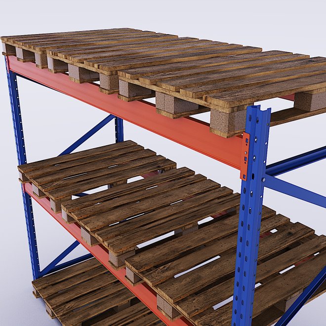 Pallereol 1 fag med 2 b�relag