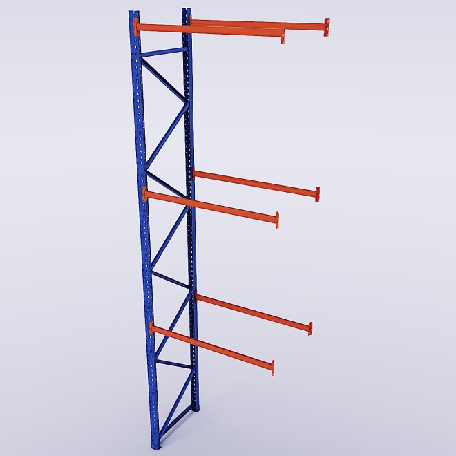 Pallereol tilbygningsfag med 3 b�relag