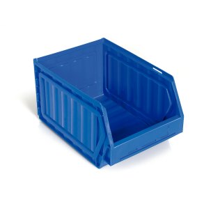 Faltbare Sichtbox in blau