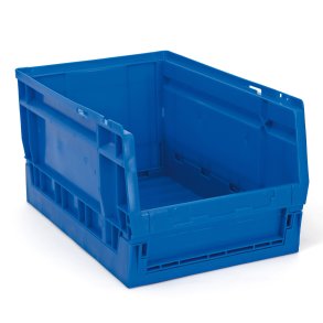 Faltbare Sichtbox in blau