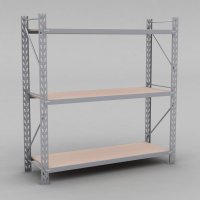 Lagerhyllor H: 200 D: 60 cm 3 hyllor