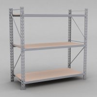 Lagerregal 1 Feld mit 3 Bden