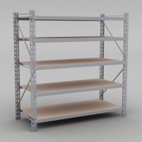 Lagerregal 1 Feld mit 5 Bden