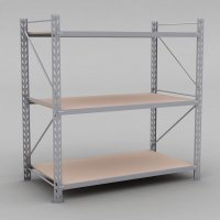 Lagerregal 1 Feld mit 3 Bden