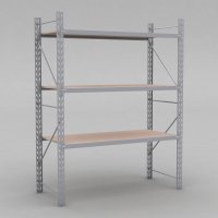 Lagerregal 1 Feld mit 3 Bden