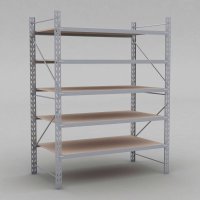 Lagerregal 1 Feld mit 5 Bden