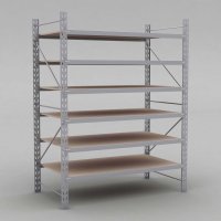 Lagerregal 1 Feld mit 6 Bden