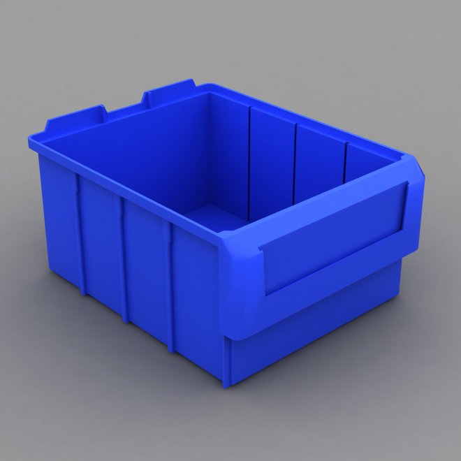 Sorteringslda med etiketthllare: L: 29.1 x B: 23.1 x H: 14 cm