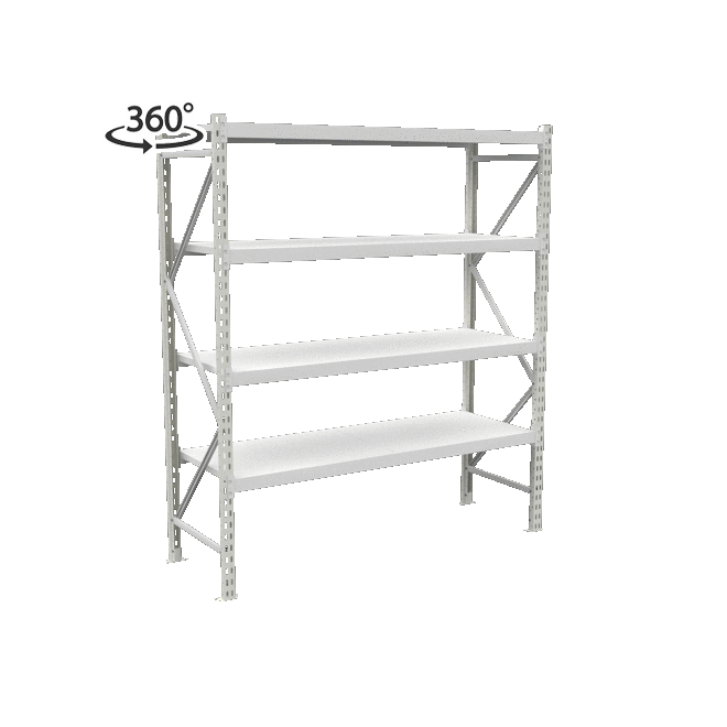 Lagerhylla 1 fack med 4 hyllor