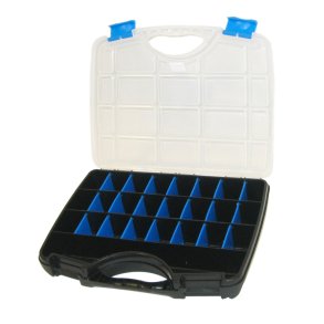 Kleinteilekoffer mit 21 raumteilen