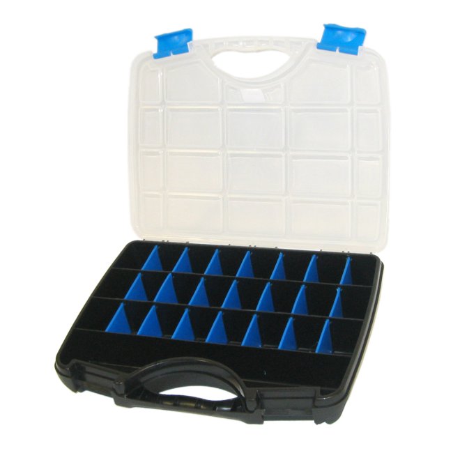 Kleinteilekoffer mit 21 raumteilen