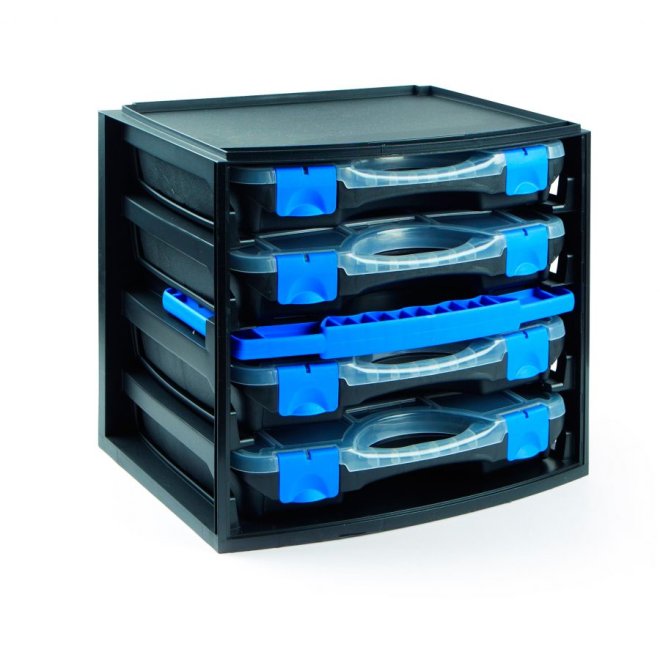 Kleinteile-Kofferschrank 