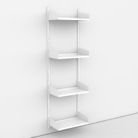 Wandregal 1 Feld mit 4 Böden