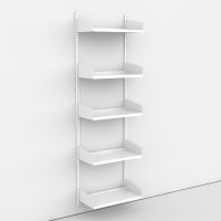 Wandregal 1 Feld mit 5 Böden