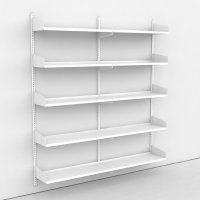 Wandregal 2 Felder mit 10 Bden
