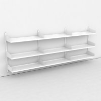 Wandregal 3 Felder mit 9 Bden