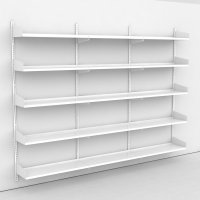 Wandregal 3 Felder mit 15 Bden