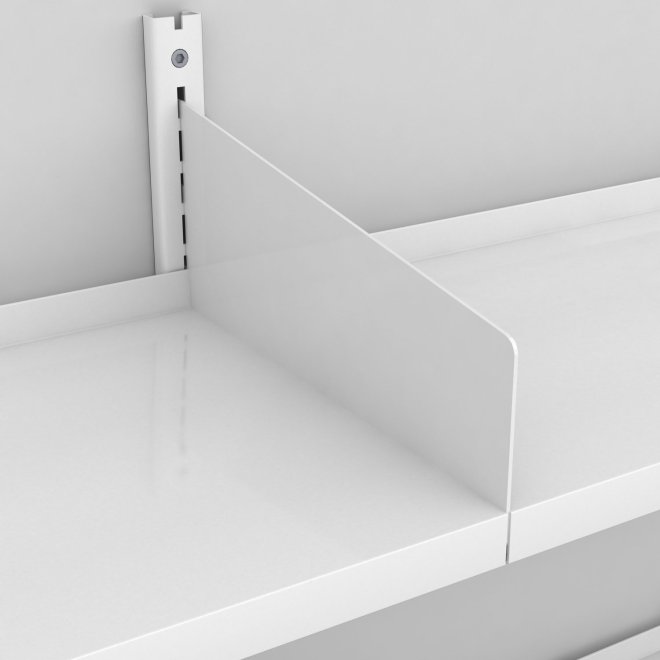 Wandregal 2 Felder mit 8 Bden