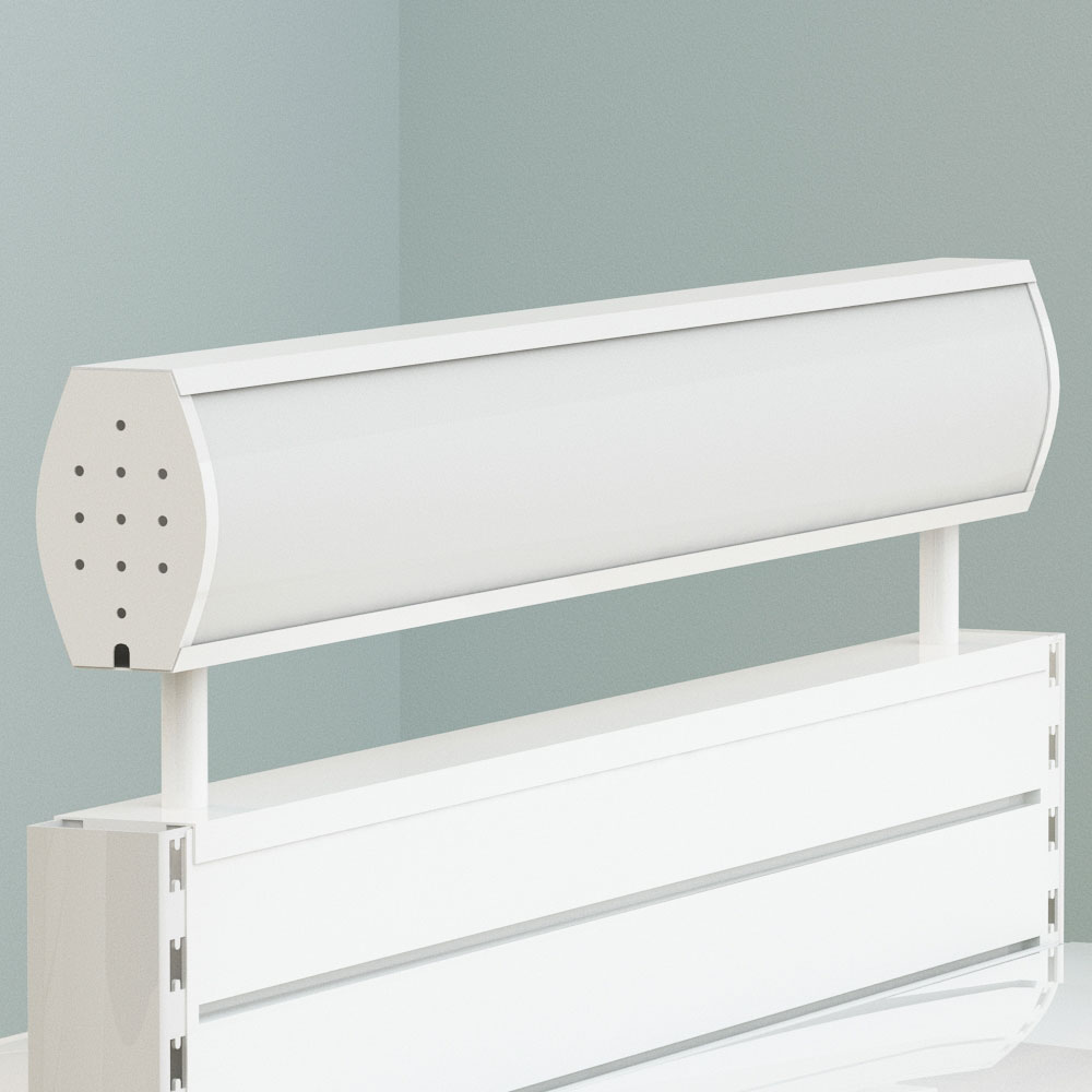  Toppdisplay till butikshylla EBU 120 cm