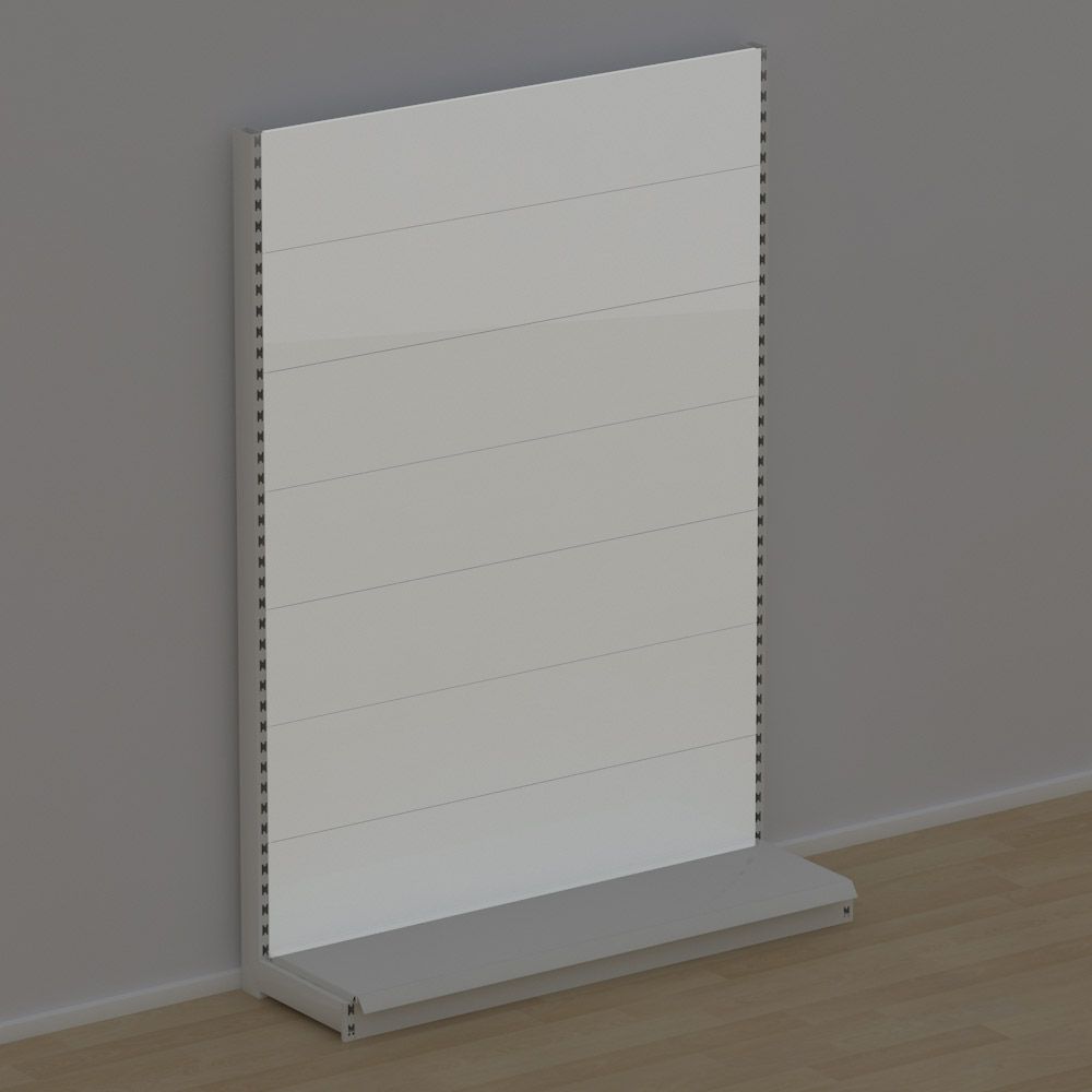  Platt bakpanel till butikshylla EBU