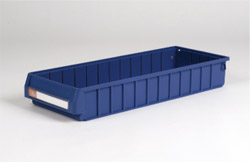  Sorteringslåda med etiketthållare: L: 60 x B: 23.5 x H: 9 cm