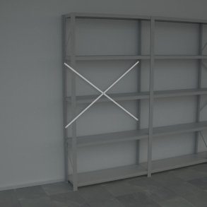 Krysstag till 100 cm hyllor