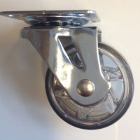 Transportrollen Schwarz Transparent