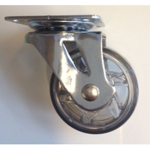 Transportrollen Schwarz Transparent