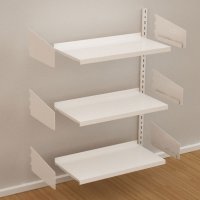 Wandregal-Anbaufeld mit 3 Fachböden