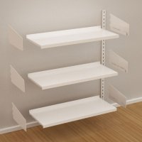 Wandregal-Anbaufeld mit 3 Fachbden