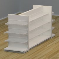 Butiksreol 4 sidet med trdhylder