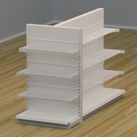 Butiksreol 3-sidet med trdhylder