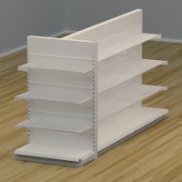 Butiksreol 3-sidet med trdhylder