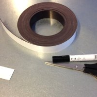 Magnetband till hyllfrkant