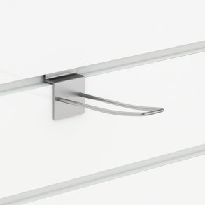 Doppelhaken für gerillte Wand