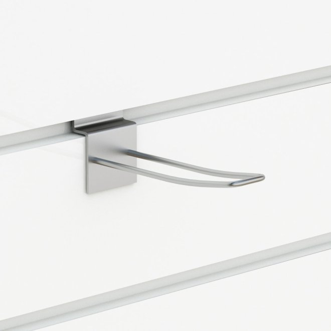 Doppelhaken für gerillte Wand