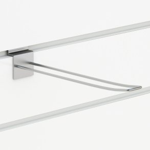 Doppelhaken für gerillte Wand