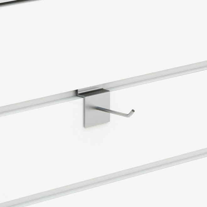 Einzelhaken für gerillte Wand