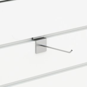 Einzelhaken für gerillte Wand
