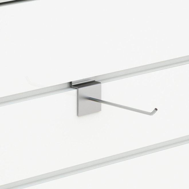 Einzelhaken für gerillte Wand