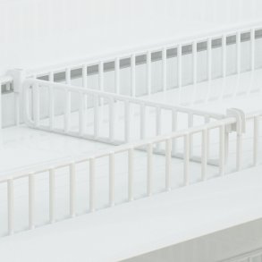 Metalhylde til butiksreol midtopdeler