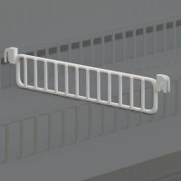 Metalhylde til butiksreol midtopdeler