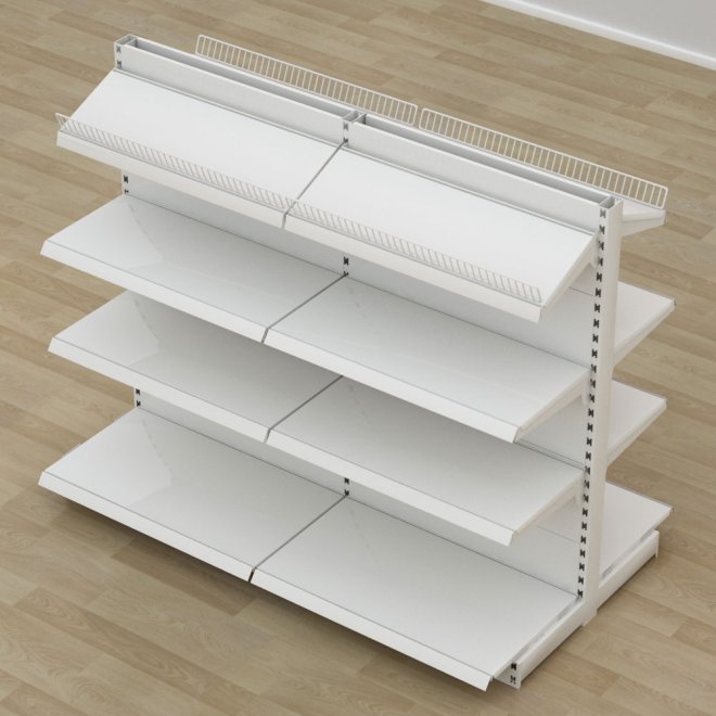 Butiksreol dobbeltsidet